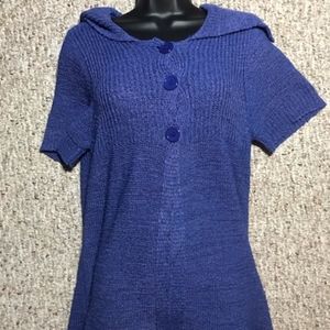 Graffiti short sleeved sweater